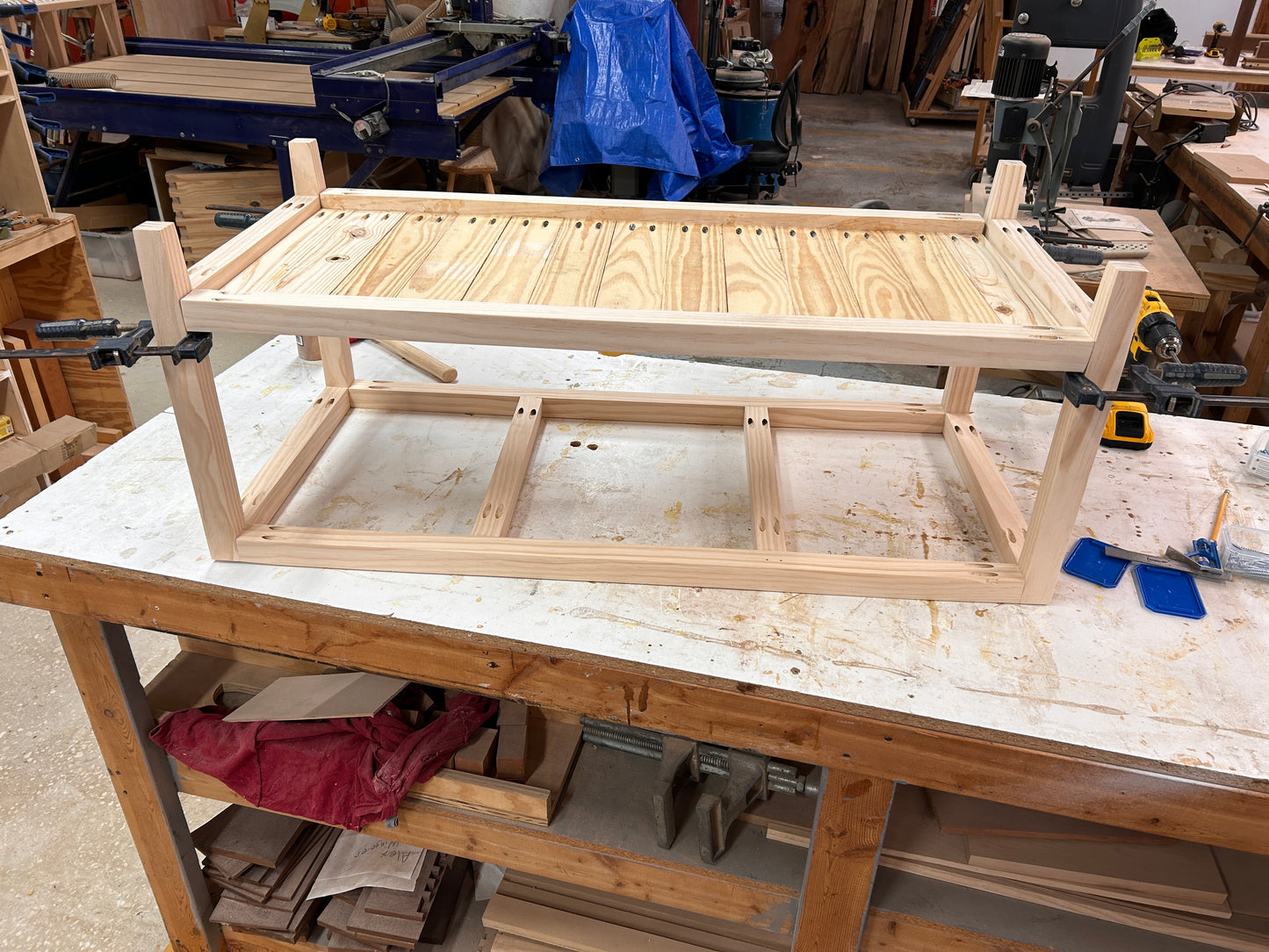 Upholstery Bench Ottoman