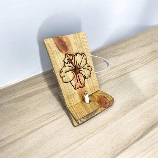 Custom Engraved Wooden Phone Stand