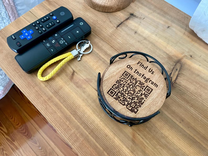 Marketing QR Code Coasters