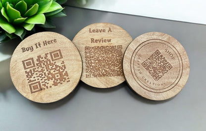 Marketing QR Code Coasters